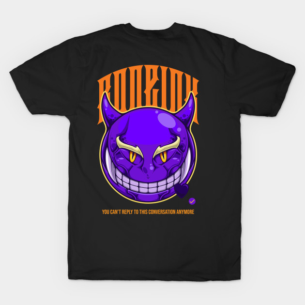 Evil violet emoji smiling grinning smiling smirking by BONEINKCOLLECTIONS